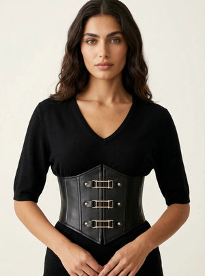 Ceinture Corset à Boucles - Vue principale (moyenne)
