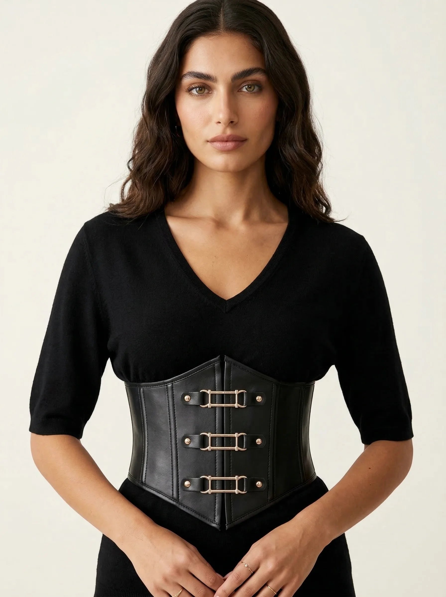 Ceinture Corset à Boucles - Vue principale (moyenne)