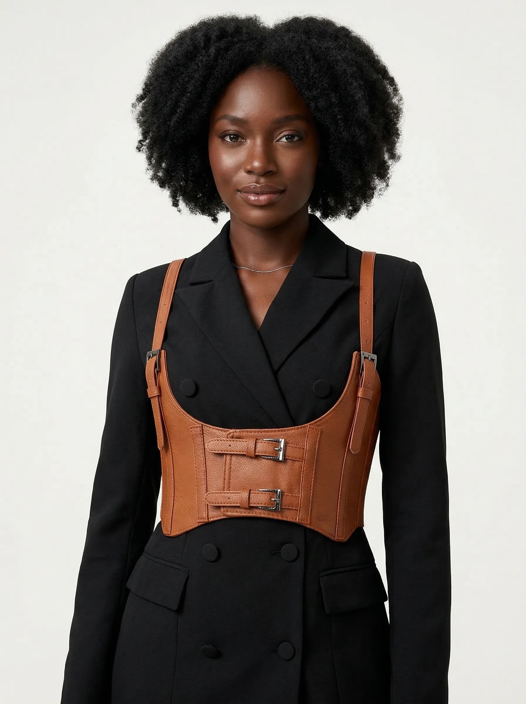 Ceinture Corset à Bretelles - Vue principale (curvy)