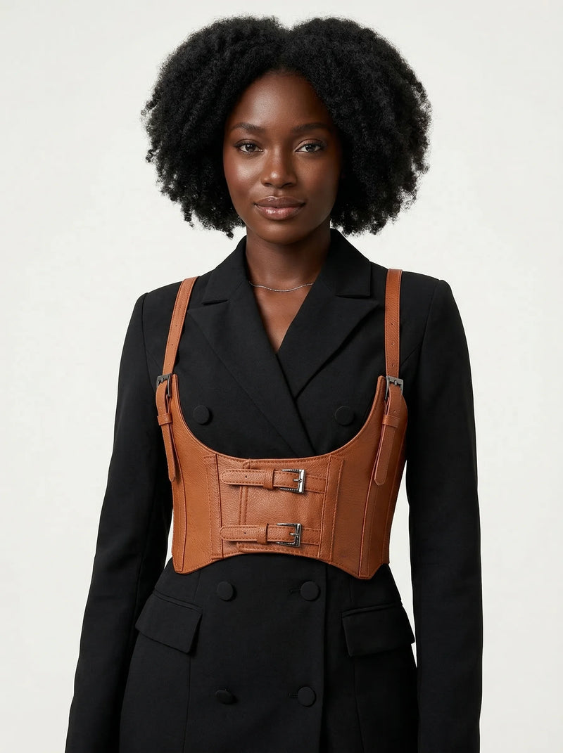 Ceinture Corset à Bretelles - Vue principale (curvy)