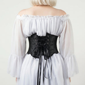 Ceinture Corset Brodée - Vue dos (petite)