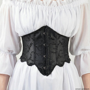Ceinture Corset Brodée - Vue face (petite)