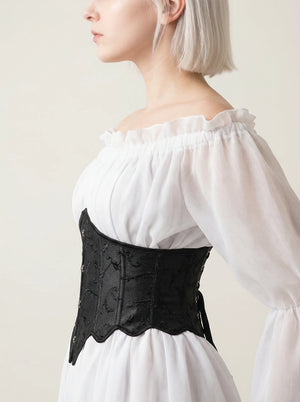 Ceinture Corset Brodée - Vue profil (petite)