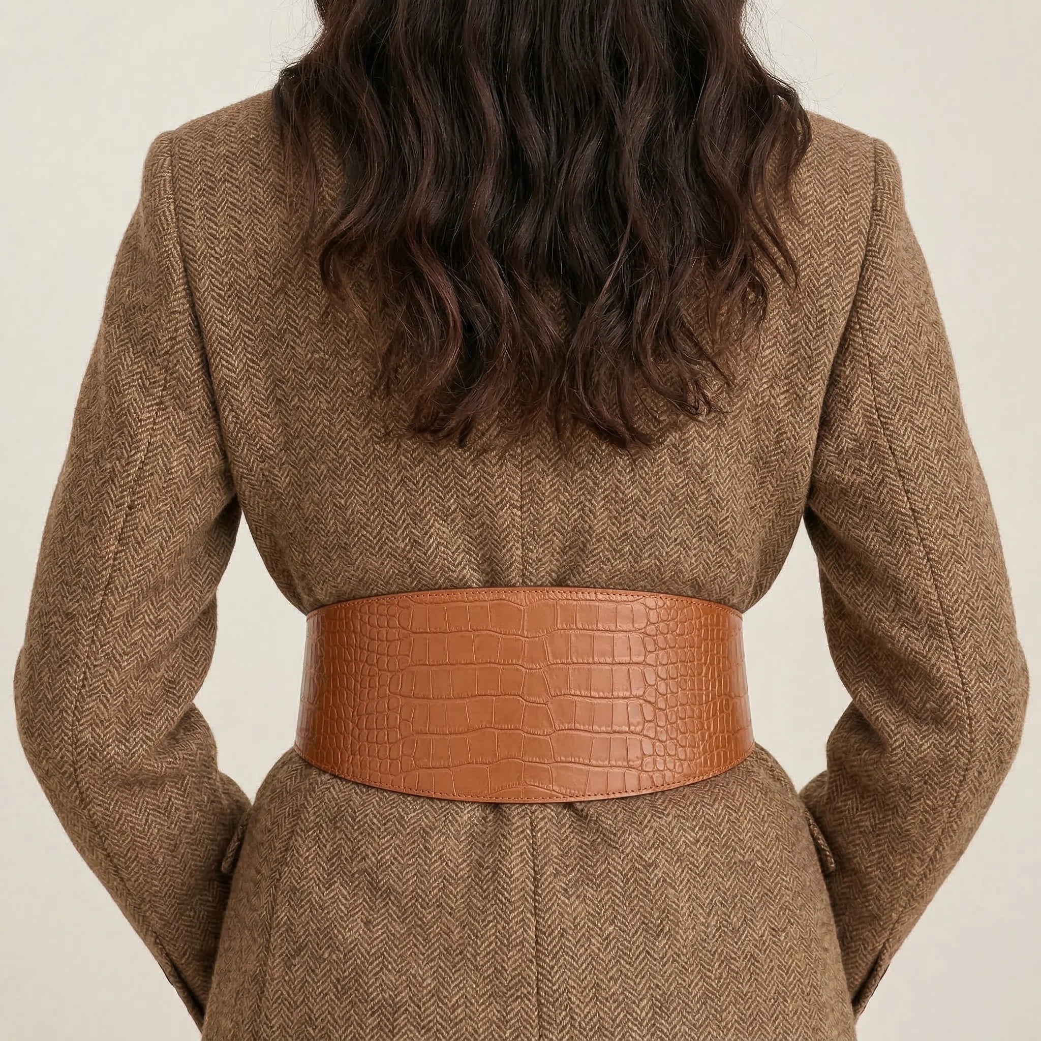 Ceinture Corset Effet Croco - Vue dos (moyenne)