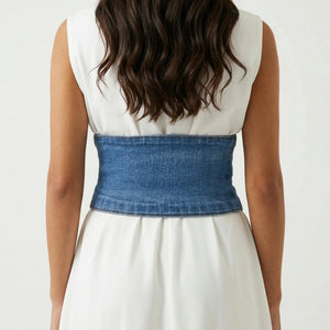 Ceinture Corset en Jean - Vue dos (moyenne)