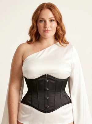 Ceinture Corset Sport Noire - Vue principale (plus-size)