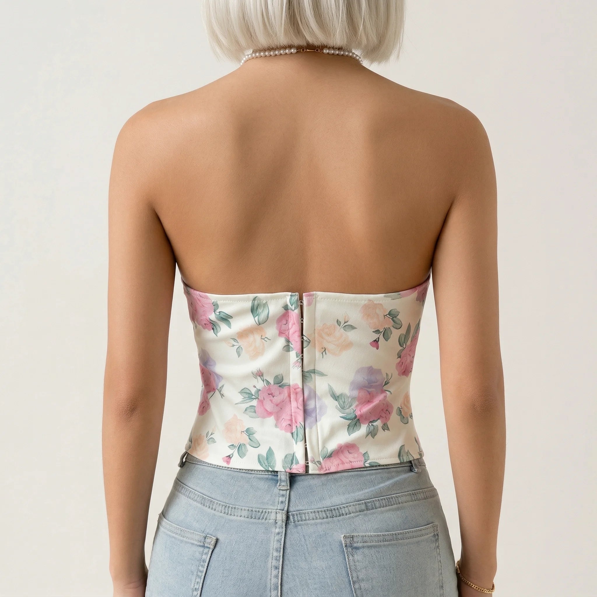 Corset à Fleurs - Vue dos (petite)