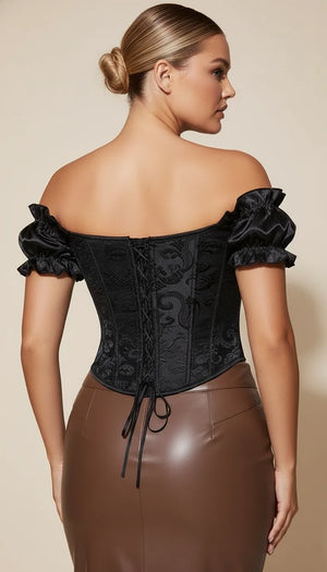 Corset à Lacets Dans Le Dos - Vue dos