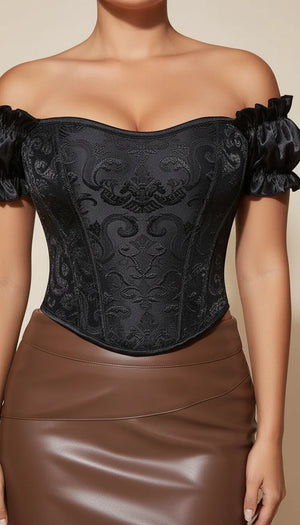 Corset à Lacets Dans Le Dos - Vue face