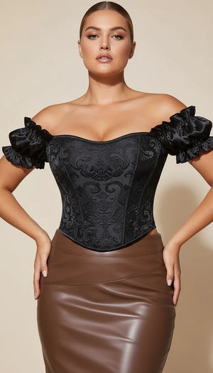 Corset à Lacets Dans Le Dos - Vue principale