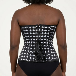 Corset Blanc Cassé - Vue dos (curvy)