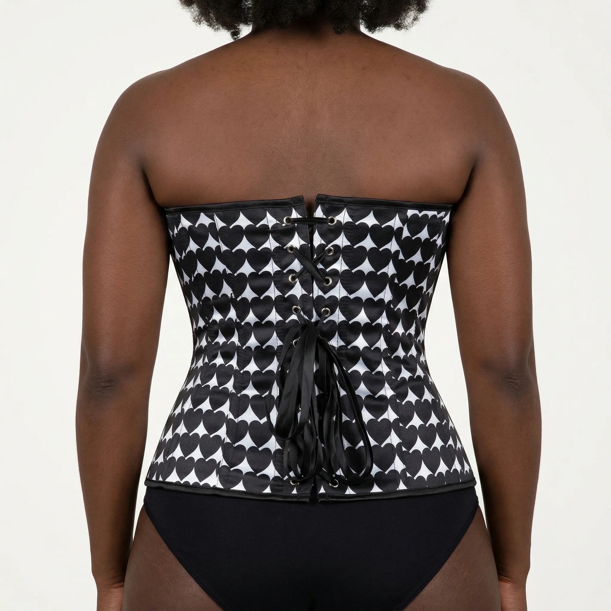 Corset Blanc Cassé - Vue dos (curvy)