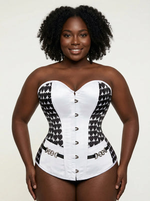 Corset Blanc Cassé - Vue principale (curvy)