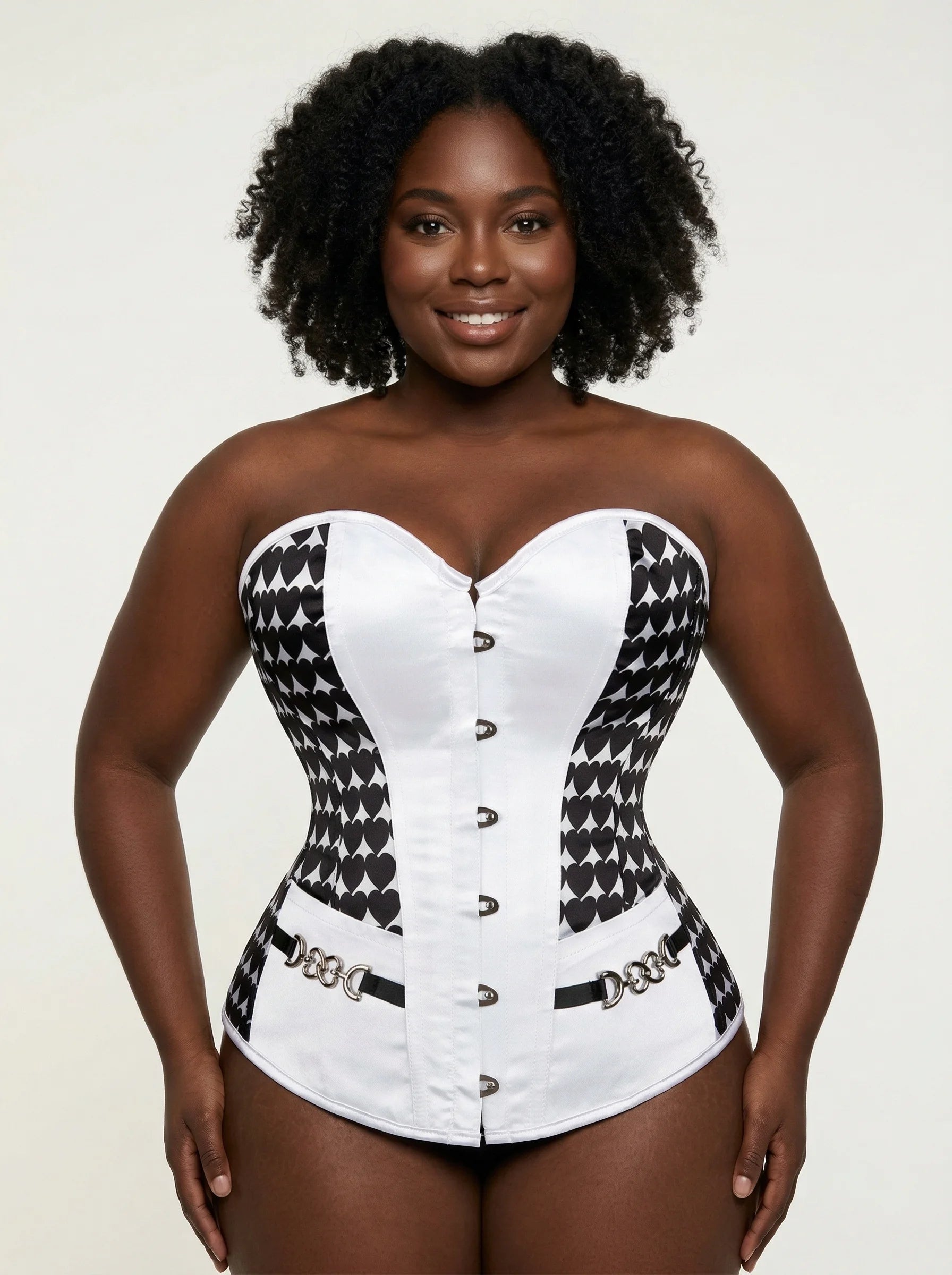 Corset Blanc Cassé - Vue principale (curvy)