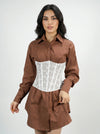 Corset Blanc Dentelle