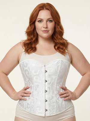 Corset Blanc Grande Taille - Vue principale (plus-size)