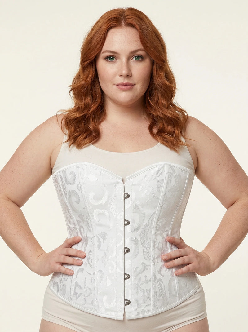 Corset Blanc Grande Taille - Vue principale (plus-size)