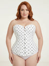 Corset Blanc Sans Bretelles
