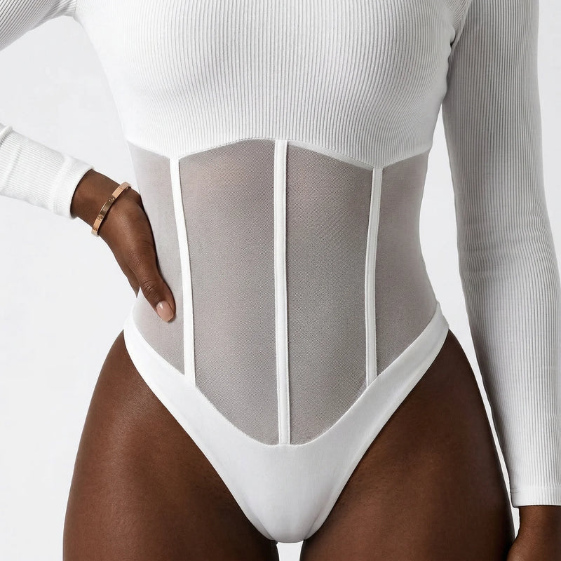 Corset Body Femme - Vue face (curvy)