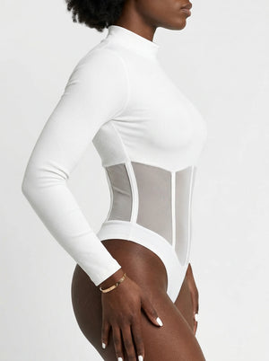 Corset Body Femme - Vue profil (curvy)