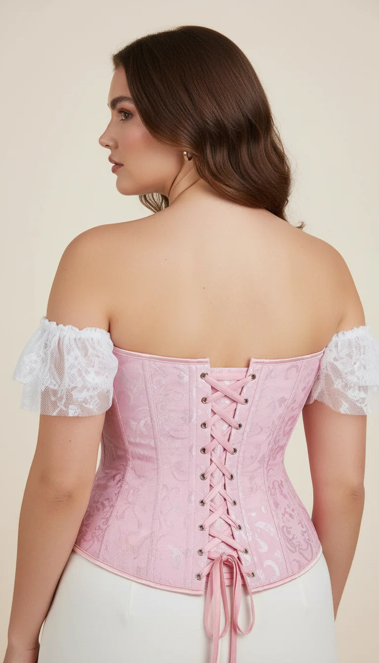 Corset Bustier Rose