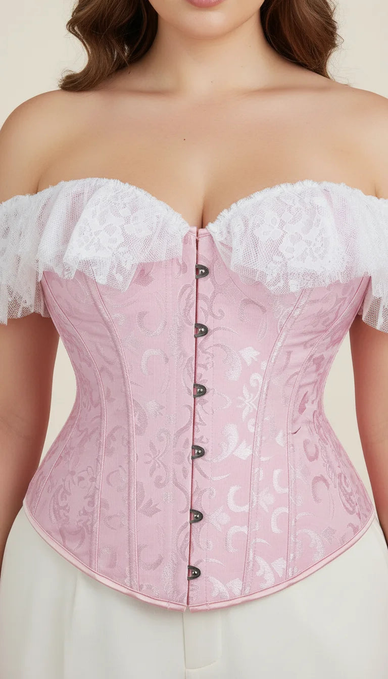 Corset Bustier Rose