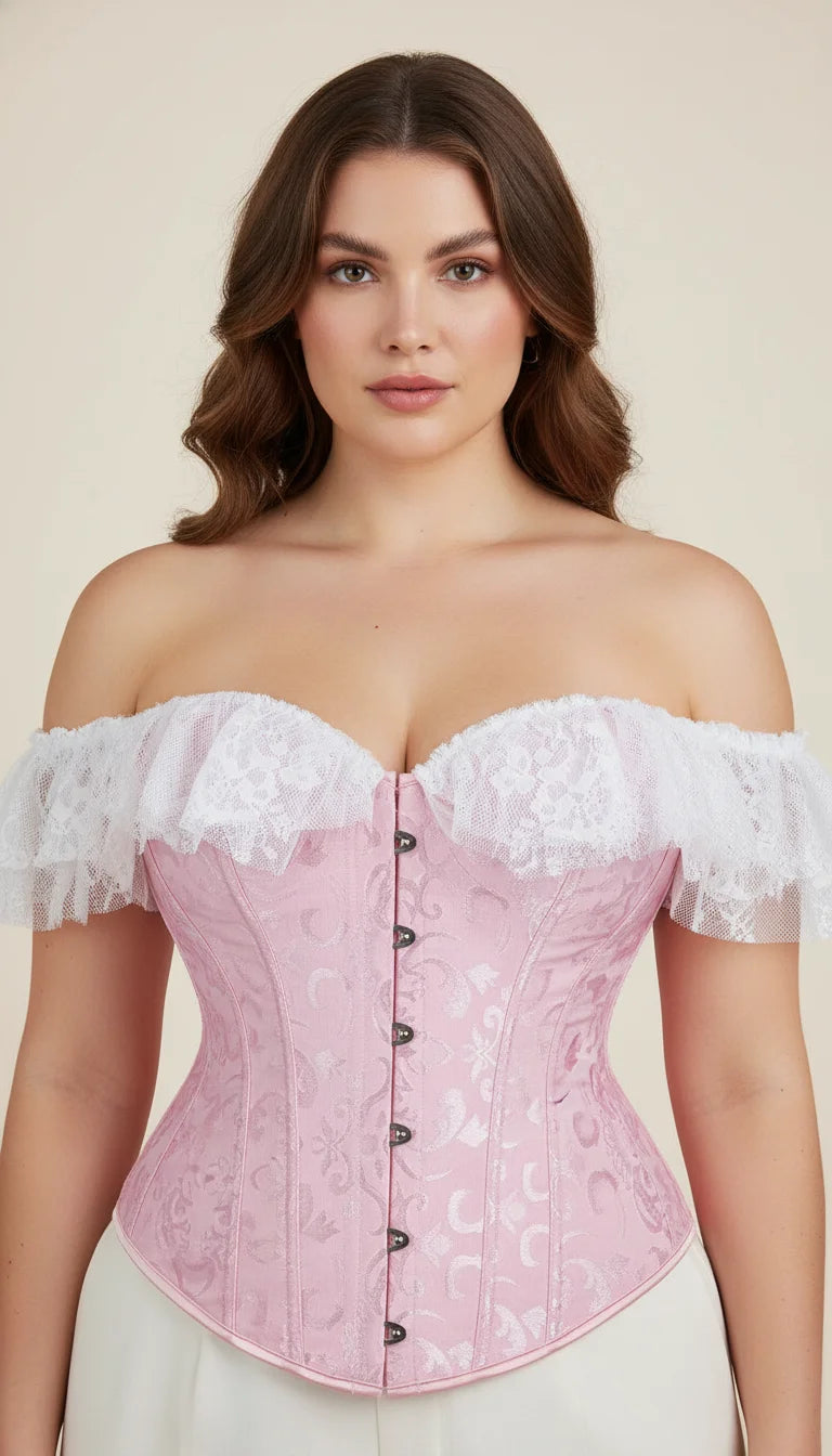 Corset Bustier Rose - Vue principale