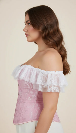 Corset Bustier Rose