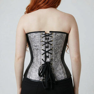 Corset Cuir Lacet - Vue dos (curvy)