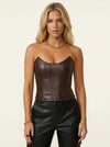 Corset Cuir Overbust