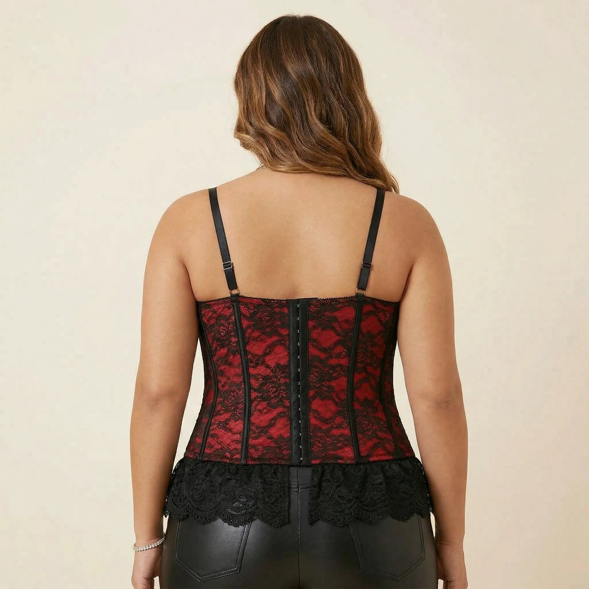 Corset Débardeur Dentelle - Vue dos (plus-size)