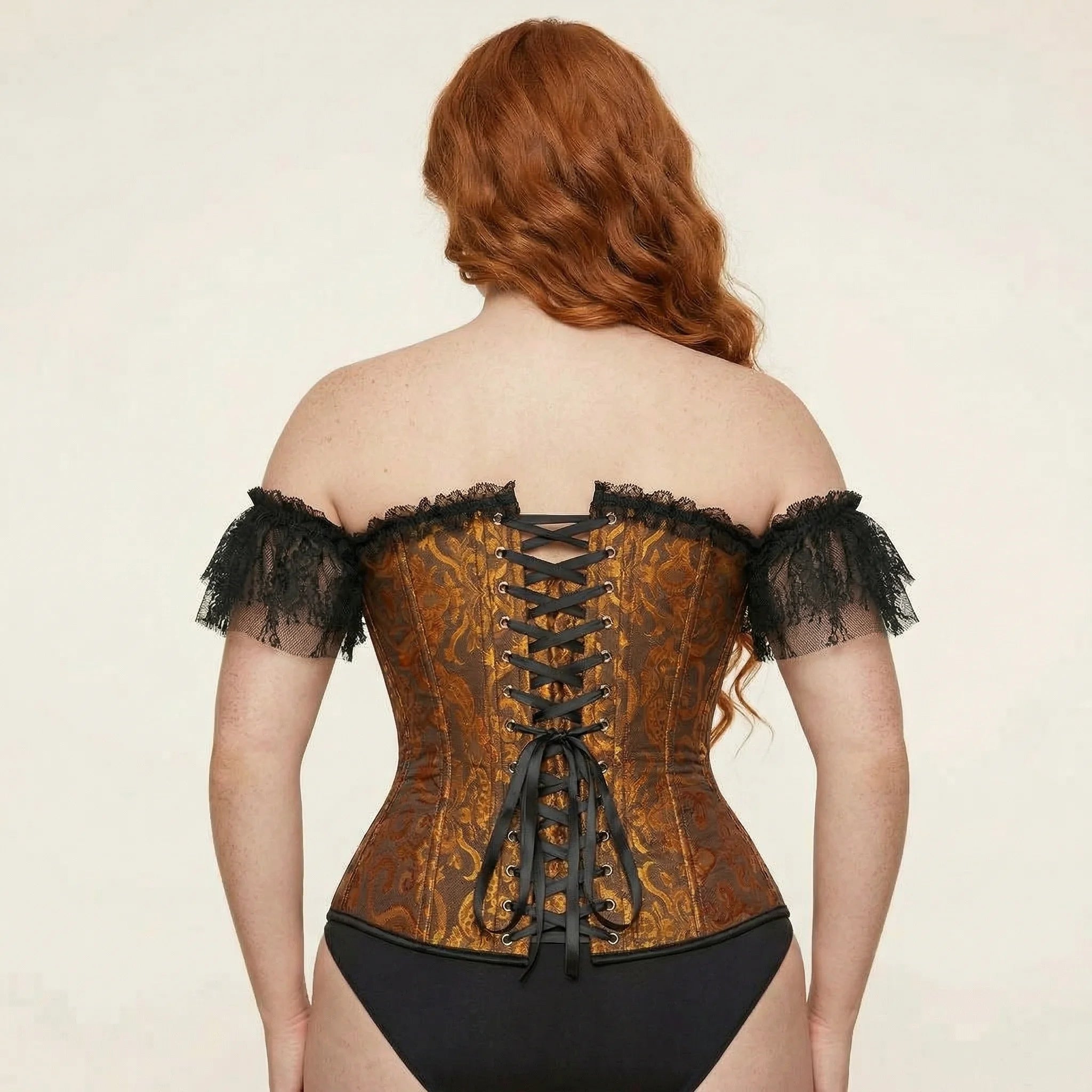 Corset en Soie - Vue dos (plus-size)