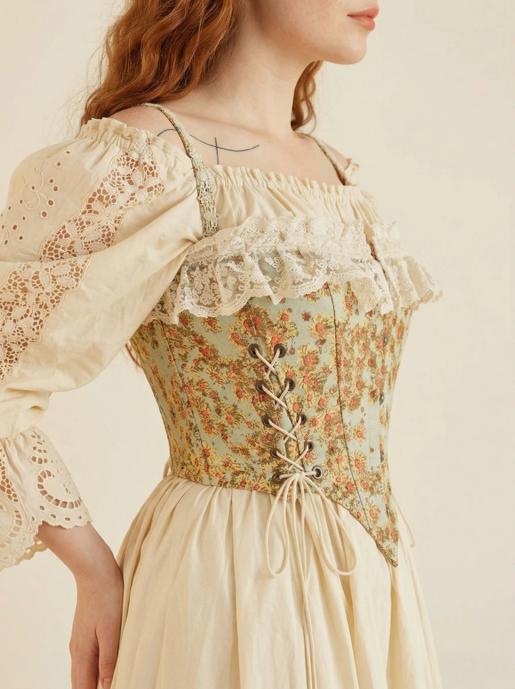 Corset Style Bridgerton - Vue profil (petite)