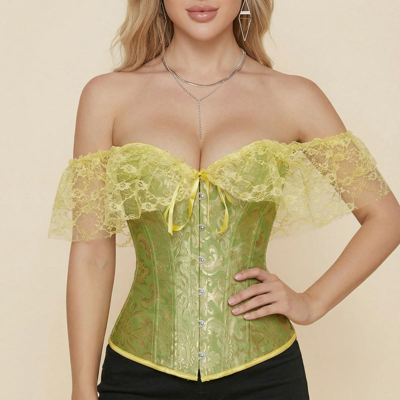 Corset Vert Femme - Vue face (petite)