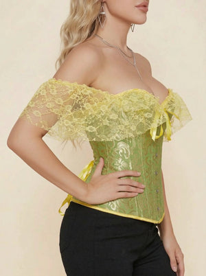 Corset Vert Femme - Vue profil (petite)