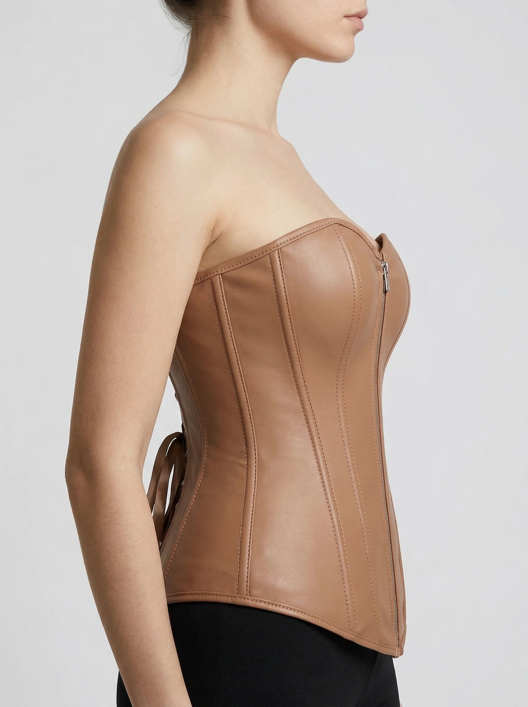 Corset En Cuir - Vue profil (petite)