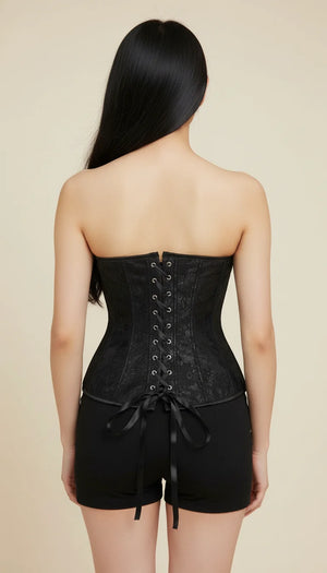 Corset En Satin - Vue dos