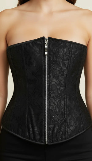 Corset En Satin - Vue face