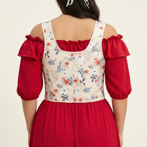 Corset Fantaisie Grande Taille - Vue dos (moyenne)