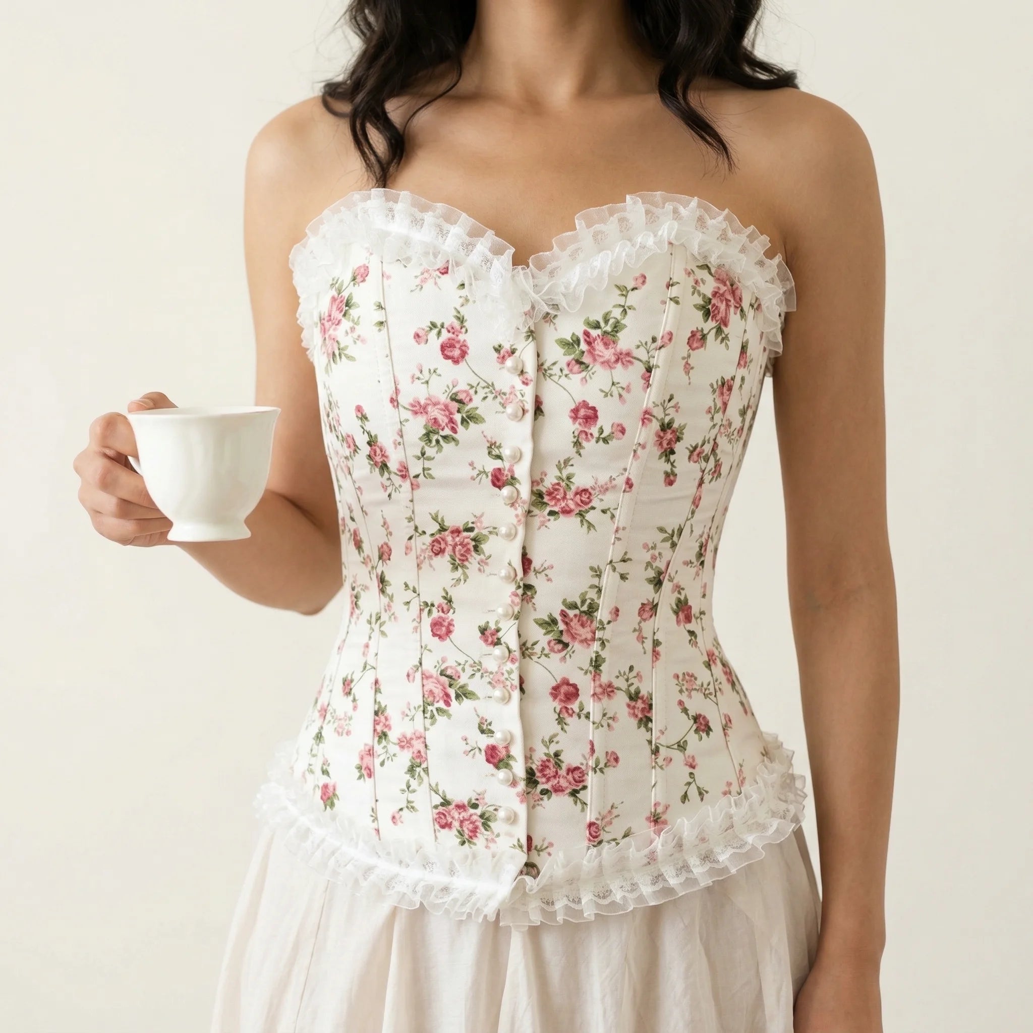 Corset Femme Ancien - Vue face (moyenne)