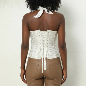 Corset Femme Avec Bretelles - Vue dos (curvy)