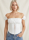 Corset Femme Blanc