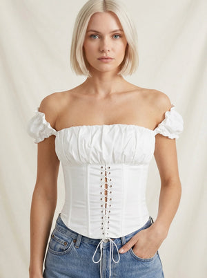 Corset Femme Blanc - Vue principale (petite)