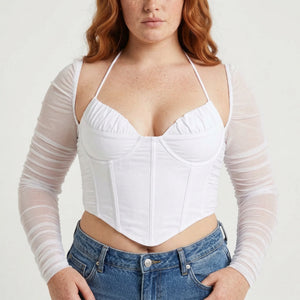 Corset Femme Haut - Vue face (plus-size)