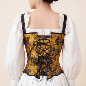 Corset Femme Gothique - Vue dos (curvy)