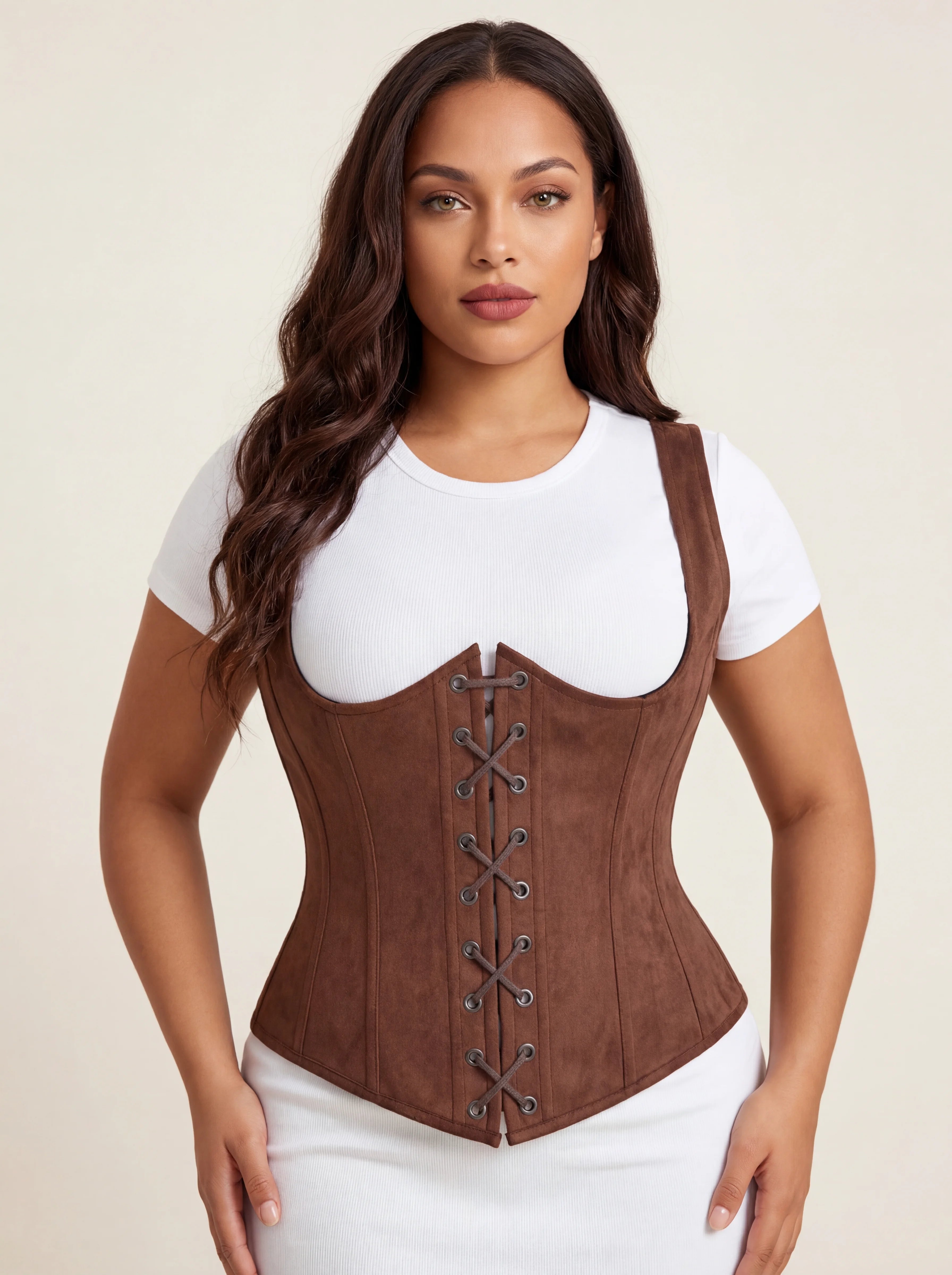 Corset Gothique à Bretelles - Vue principale (curvy)