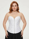 Corset Jacquard Blanc