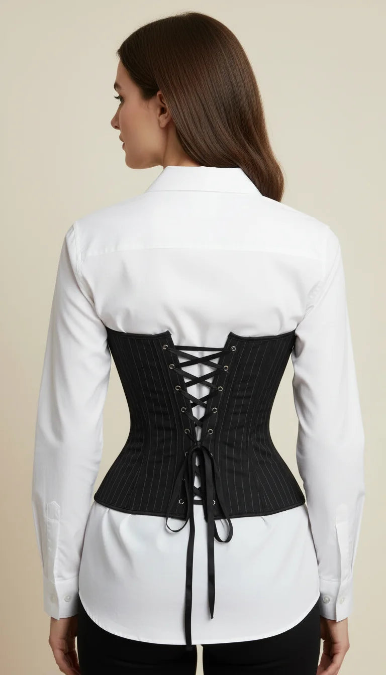 Corset Jean Noir - Vue dos