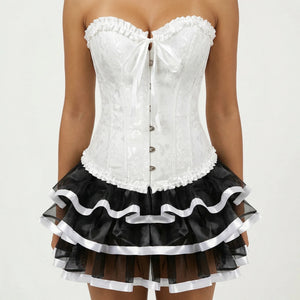 Corset Jupe Blanche - Vue face (moyenne)