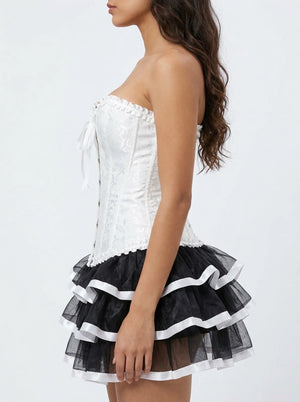 Corset Jupe Blanche - Vue profil (moyenne)